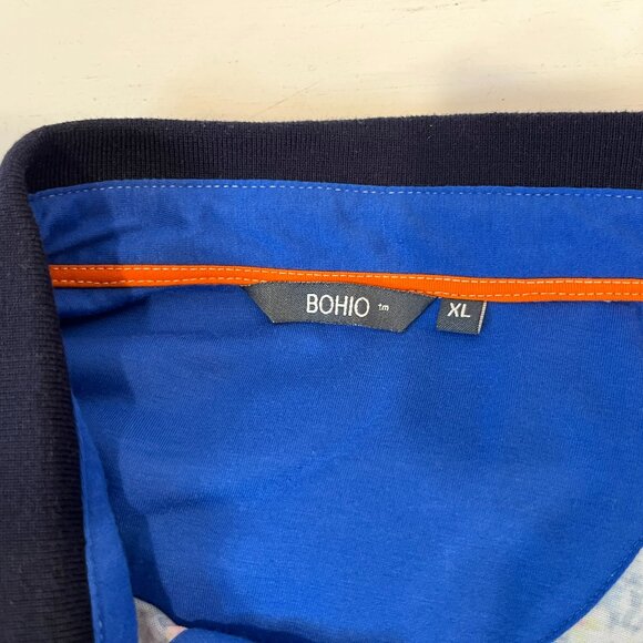 BOHIO Men’s Tropical Pineapple Print Polo Shirt – Size XL - Picture 5 of 5